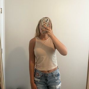 Nude colored tank top